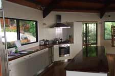 Mandalay Muri Heights is a secluded 3 bedroom 2 storey private house. It has superb panaromic views from every room of the house out towards the Muri lagoon.