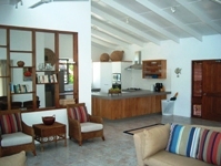 Muri Beach Villa is located right on the beach in Muri where you have direct access to the white sand beach with its cool, clear blue lagoon. The setting is tranquil and with the beach and lagoon being so close, there is plenty of opportunities to relax or explore at leisure.
