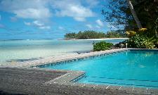Muri Beach Villa is located right on the beach in Muri where you have direct access to the white sand beach with its cool, clear blue lagoon. The setting is tranquil and with the beach and lagoon being so close, there is plenty of opportunities to relax or explore at leisure.