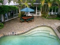 Island Bay Villas, two seperate villas complete the gated estate. Set amongst lush tropical gardens with the lagoon a stones throw away.