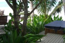 Island Bay Villas, two seperate villas complete the gated estate. Set amongst lush tropical gardens with the lagoon a stones throw away.