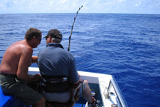 Akura Fishing Charters - 26' Sea Ray walk around 4 stroke twin outboard modern purpose built vessel
