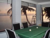 Tupes Beach House located right next to the waters edge in Titikaveka. Property managed by Palm Grove Lodges.