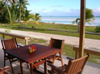 Located on the eastern side of the main island of Aitutaki, modernly decorated fully self-contained with 3 seperate bedrooms can accomodate up to 6 people