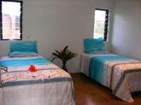 Located on the eastern side of the main island of Aitutaki, modernly decorated fully self-contained with 3 seperate bedrooms can accomodate up to 6 people