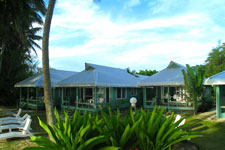 This property has absolute beach frontage and is situated on the western side of Rarotonga with magnificent tropical sunsets. Our Brunch Cafe  provides delicious meals from breakfast to afternoon tea.