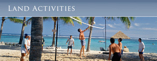 Beach Volley Ball in Aitutaki