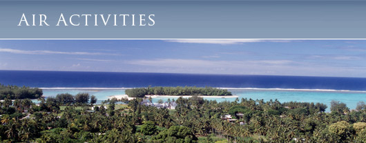 Overview of Muri Lagoon with Motu Koromiri